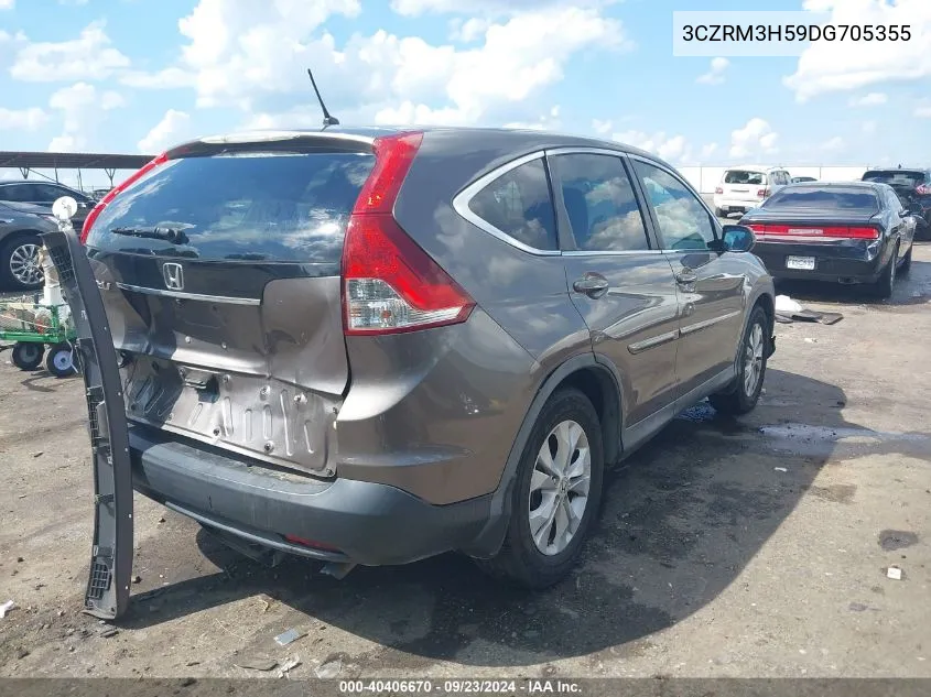 2013 Honda Cr-V Ex VIN: 3CZRM3H59DG705355 Lot: 40406670