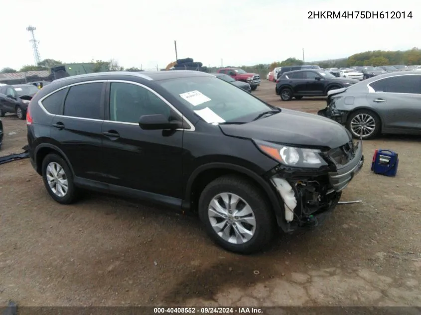 2013 Honda Cr-V Ex-L VIN: 2HKRM4H75DH612014 Lot: 40408552