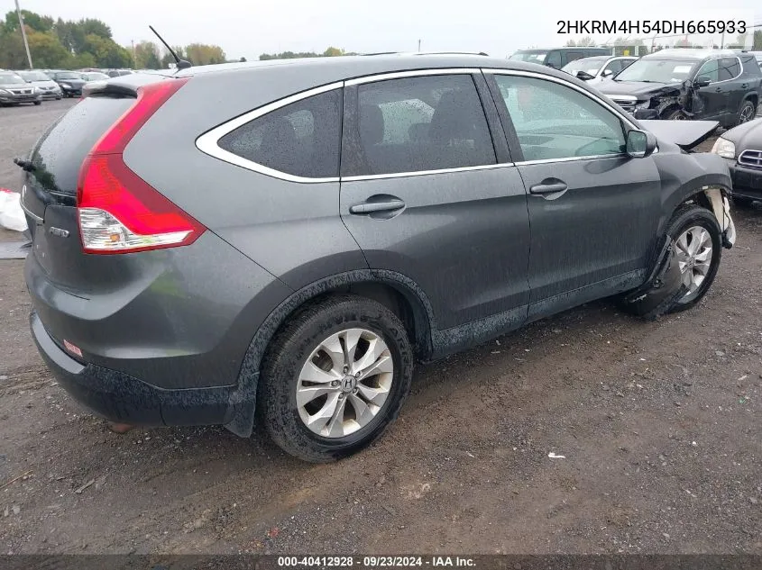 2HKRM4H54DH665933 2013 Honda Cr-V Ex