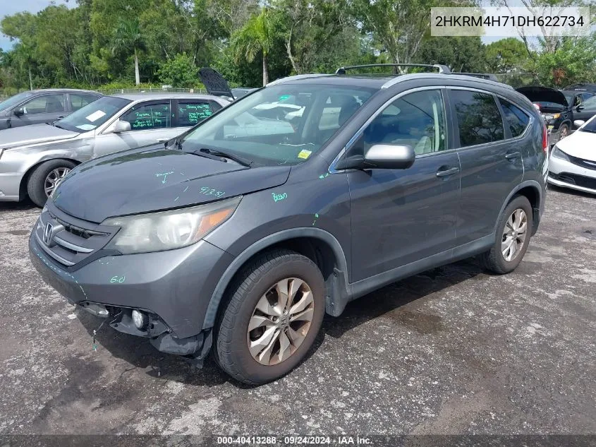 2HKRM4H71DH622734 2013 Honda Cr-V Exl