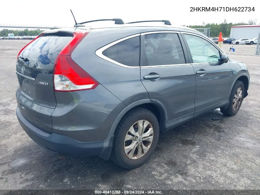 2HKRM4H71DH622734 2013 Honda Cr-V Exl