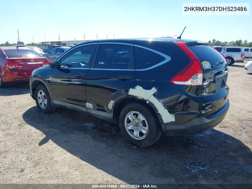 2013 Honda Cr-V Lx VIN: 2HKRM3H37DH523486 Lot: 40415964