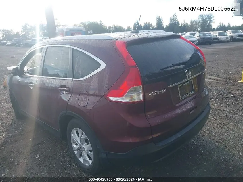 5J6RM4H76DL006629 2013 Honda Cr-V Exl