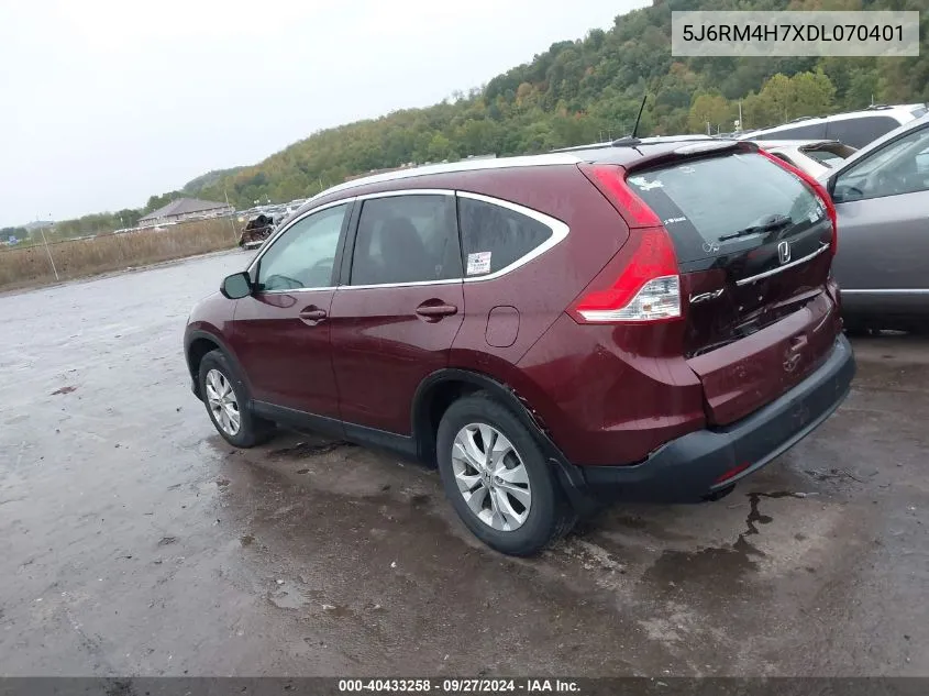 5J6RM4H7XDL070401 2013 Honda Cr-V Ex-L