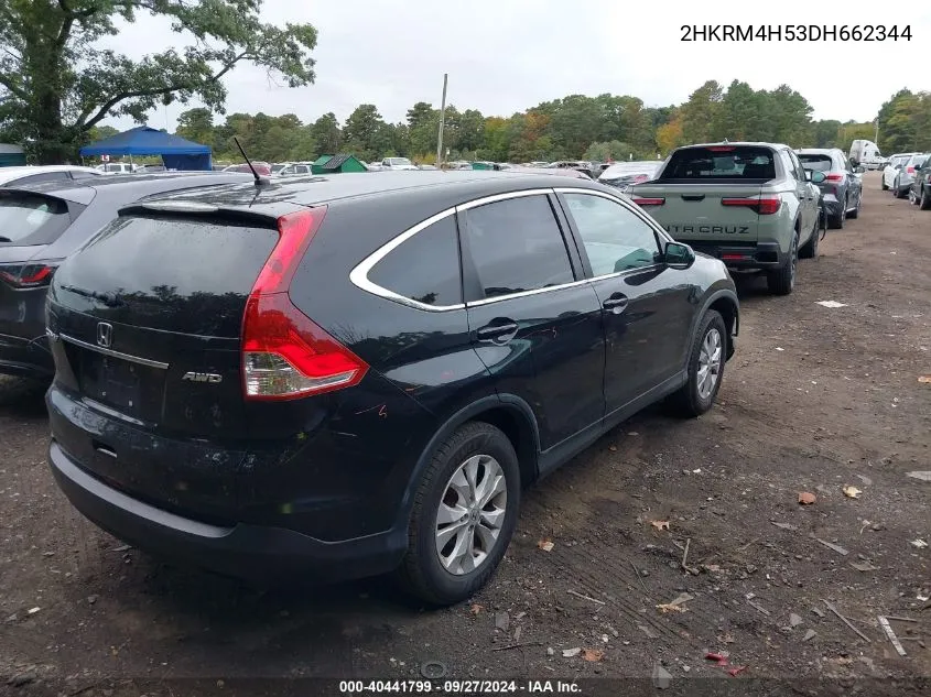 2013 Honda Cr-V Ex VIN: 2HKRM4H53DH662344 Lot: 40441799