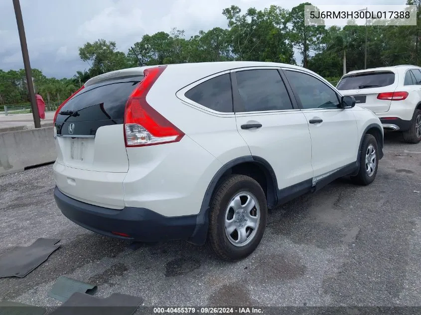 5J6RM3H30DL017388 2013 Honda Cr-V Lx