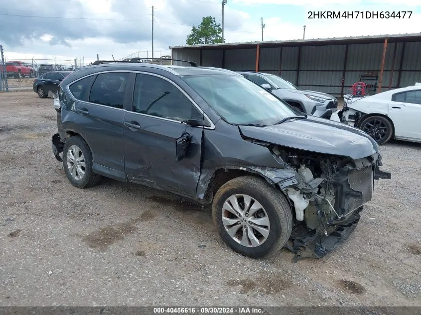 2HKRM4H71DH634477 2013 Honda Cr-V Ex-L