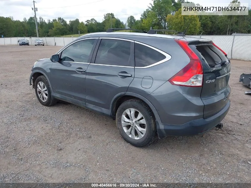 2HKRM4H71DH634477 2013 Honda Cr-V Ex-L