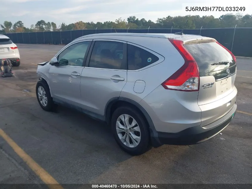 2013 Honda Cr-V Ex-L VIN: 5J6RM3H77DL033249 Lot: 40460470