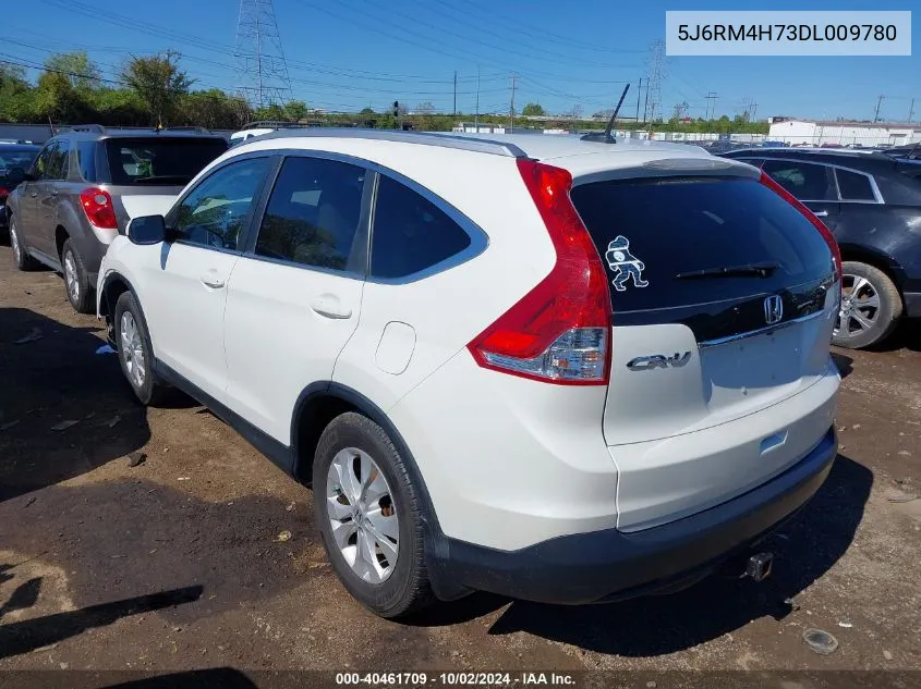 2013 Honda Cr-V Ex-L VIN: 5J6RM4H73DL009780 Lot: 40461709