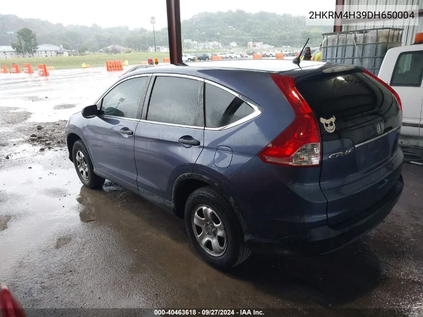 2013 Honda Cr-V Lx VIN: 2HKRM4H39DH650004 Lot: 40463618