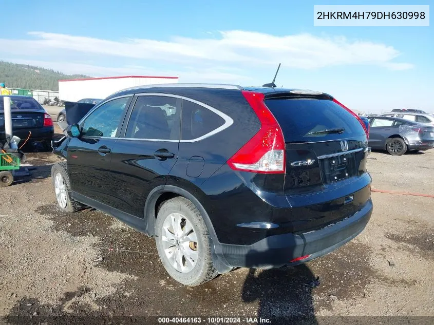 2HKRM4H79DH630998 2013 Honda Cr-V Ex-L