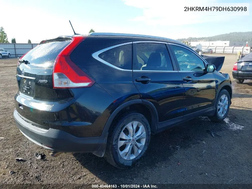 2013 Honda Cr-V Ex-L VIN: 2HKRM4H79DH630998 Lot: 40464163