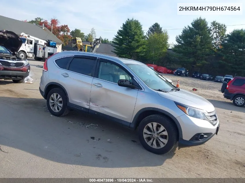 2HKRM4H79DH674564 2013 Honda Cr-V Ex-L