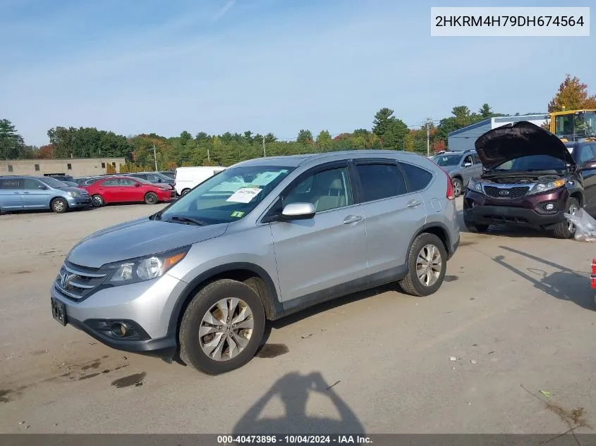 2HKRM4H79DH674564 2013 Honda Cr-V Ex-L