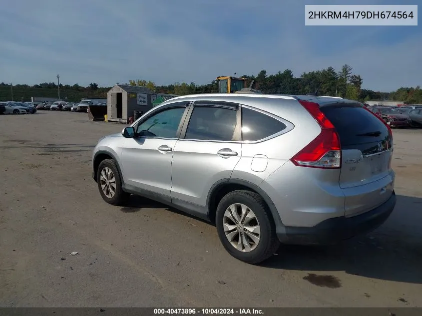 2HKRM4H79DH674564 2013 Honda Cr-V Ex-L