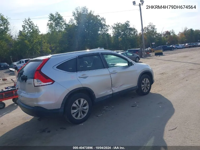 2HKRM4H79DH674564 2013 Honda Cr-V Ex-L