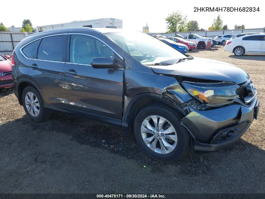 2HKRM4H78DH682834 2013 Honda Cr-V Ex-L