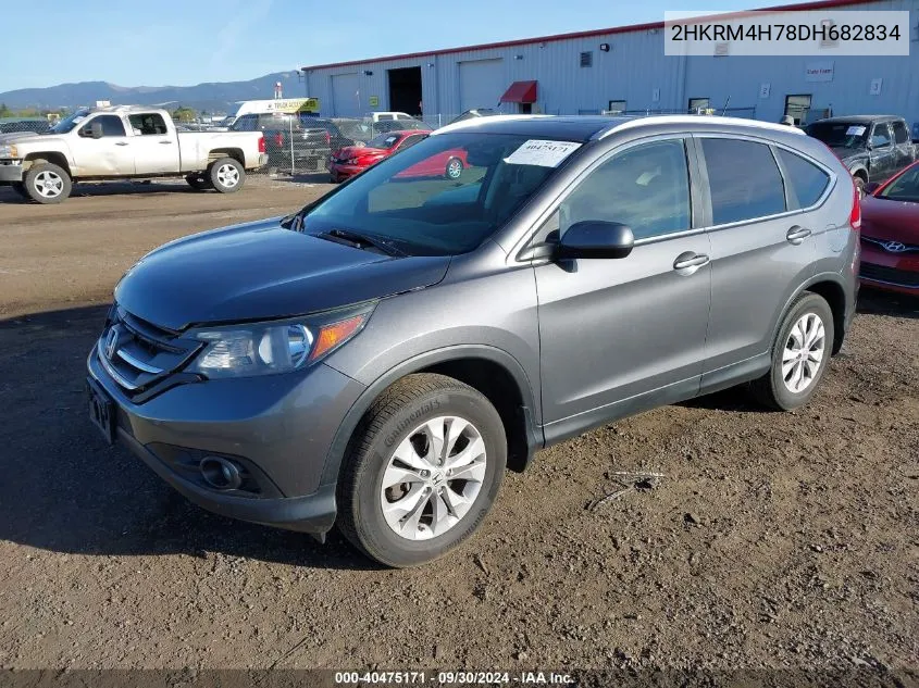 2HKRM4H78DH682834 2013 Honda Cr-V Ex-L