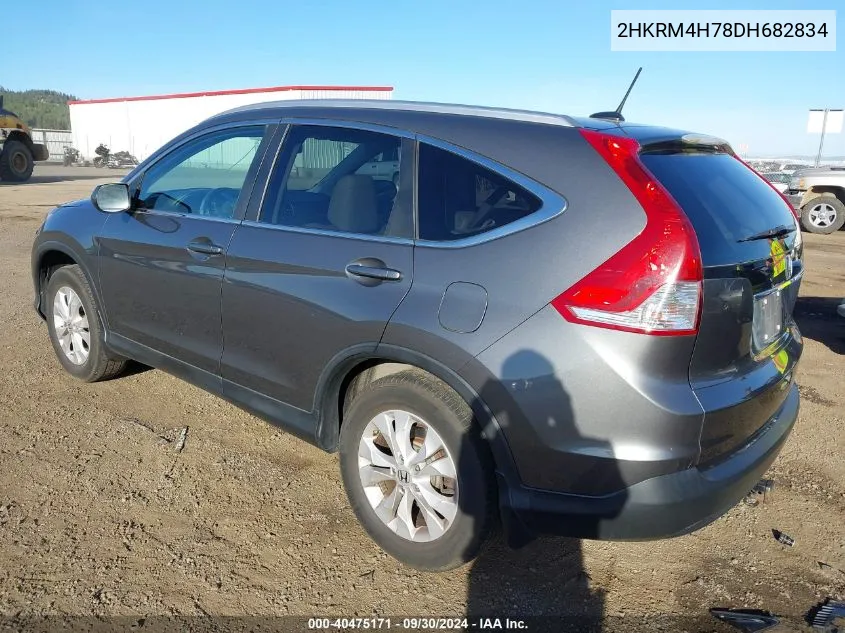 2HKRM4H78DH682834 2013 Honda Cr-V Ex-L