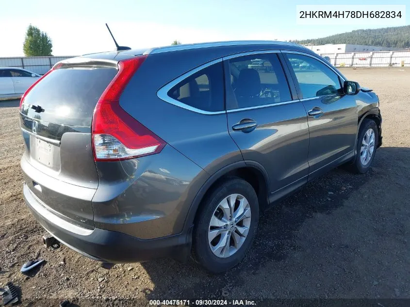 2013 Honda Cr-V Ex-L VIN: 2HKRM4H78DH682834 Lot: 40475171