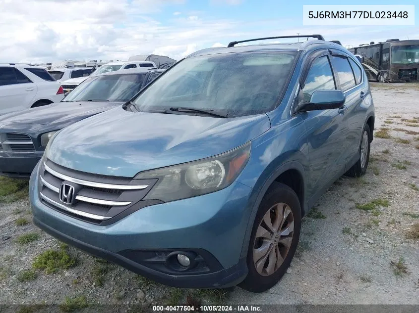 2013 Honda Cr-V Exl VIN: 5J6RM3H77DL023448 Lot: 40477504