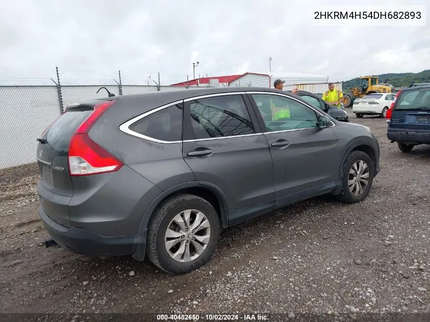 2013 Honda Cr-V Ex VIN: 2HKRM4H54DH682893 Lot: 40482650