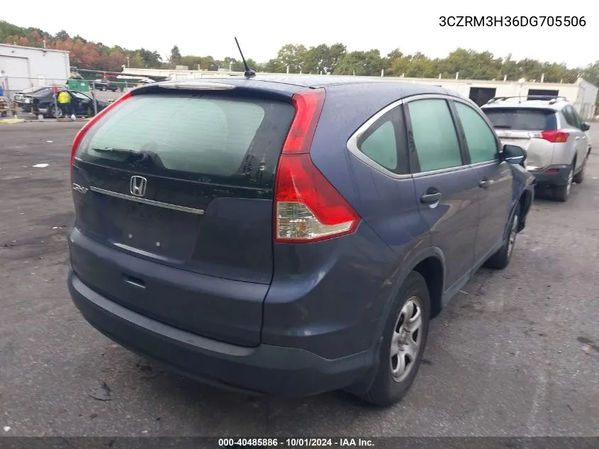 3CZRM3H36DG705506 2013 Honda Cr-V Lx