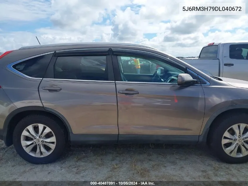 5J6RM3H79DL040672 2013 Honda Cr-V Exl