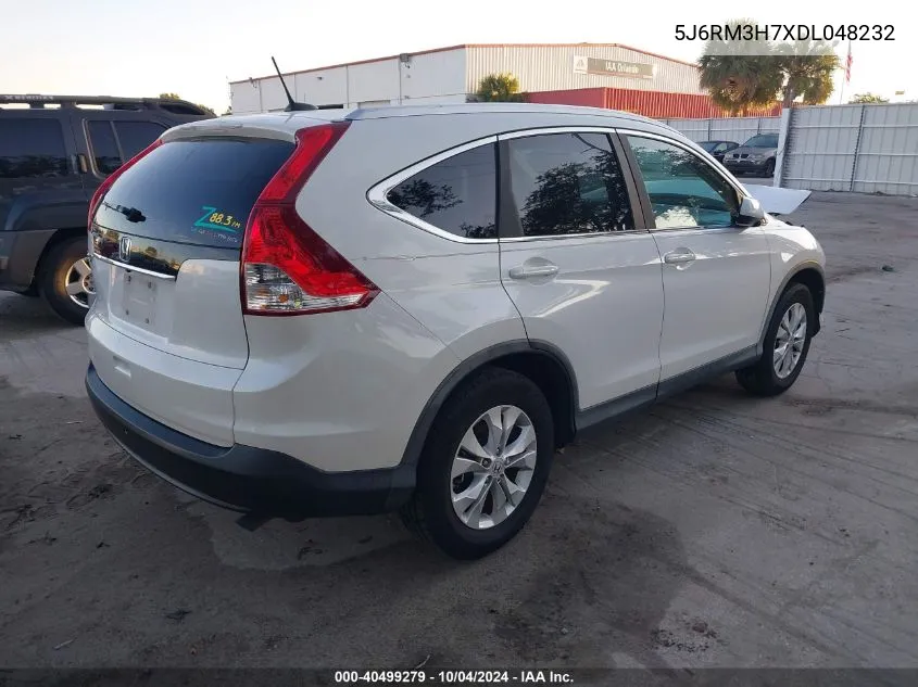 2013 Honda Cr-V Ex-L VIN: 5J6RM3H7XDL048232 Lot: 40499279