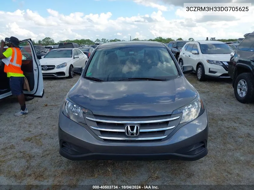 2013 Honda Cr-V Lx VIN: 3CZRM3H33DG705625 Lot: 40503734