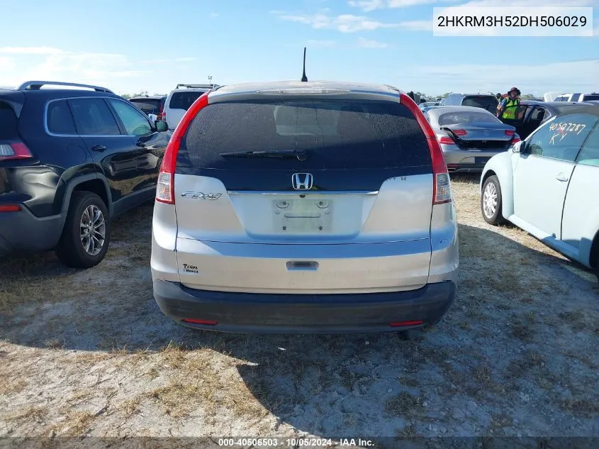 2013 Honda Cr-V Ex VIN: 2HKRM3H52DH506029 Lot: 40506503