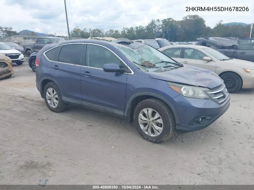 2013 Honda Cr-V Ex VIN: 2HKRM4H55DH678206 Lot: 40509380