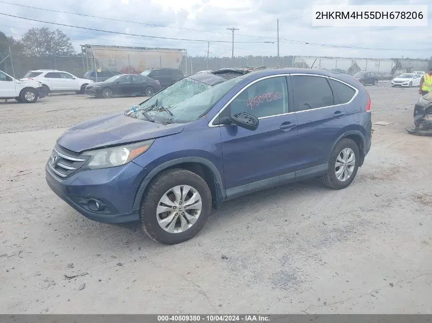 2013 Honda Cr-V Ex VIN: 2HKRM4H55DH678206 Lot: 40509380