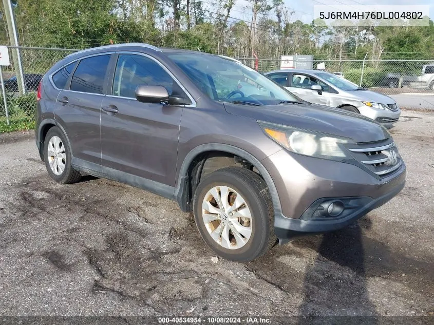 5J6RM4H76DL004802 2013 Honda Cr-V Exl