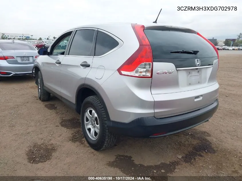 3CZRM3H3XDG702978 2013 Honda Cr-V Lx