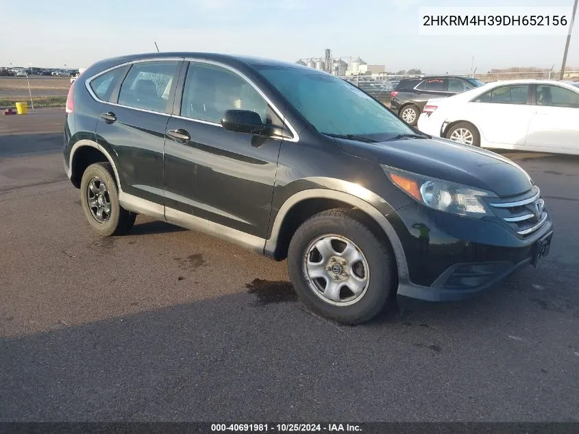 2013 Honda Cr-V Lx VIN: 2HKRM4H39DH652156 Lot: 40691981