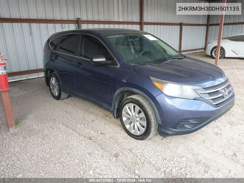 2013 Honda Cr-V Lx VIN: 2HKRM3H30DH501135 Lot: 40723982