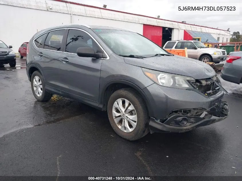 2013 Honda Cr-V Ex-L VIN: 5J6RM4H73DL057523 Lot: 40731248