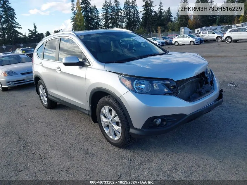 2013 Honda Cr-V Ex-L VIN: 2HKRM3H73DH516229 Lot: 40733202