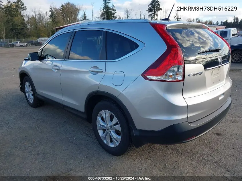 2013 Honda Cr-V Ex-L VIN: 2HKRM3H73DH516229 Lot: 40733202