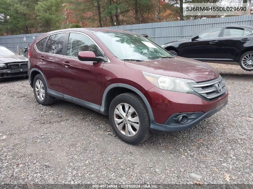 2013 Honda Cr-V Ex VIN: 5J6RM4H55DL029690 Lot: 40734534