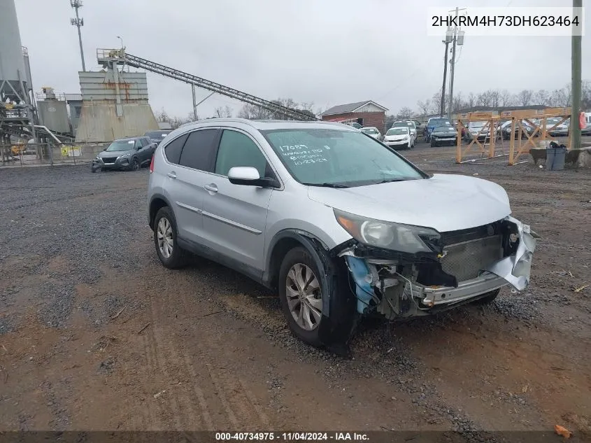 2013 Honda Cr-V Ex-L VIN: 2HKRM4H73DH623464 Lot: 40734975