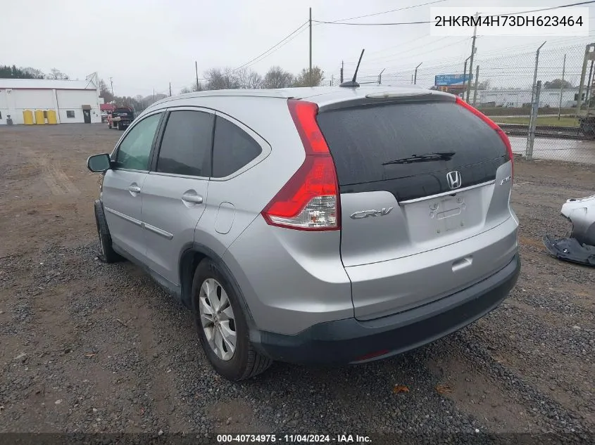 2013 Honda Cr-V Ex-L VIN: 2HKRM4H73DH623464 Lot: 40734975