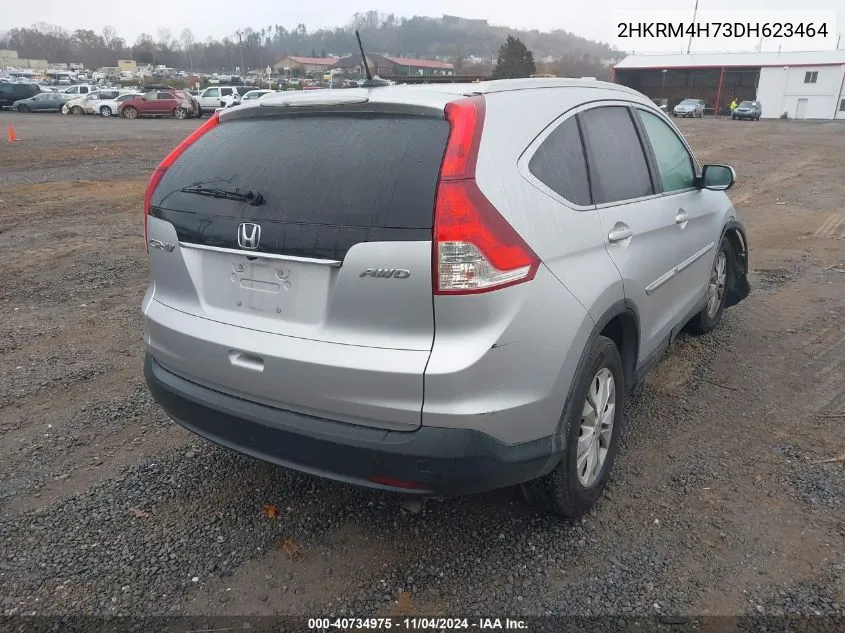 2013 Honda Cr-V Ex-L VIN: 2HKRM4H73DH623464 Lot: 40734975