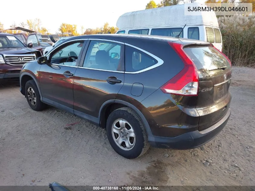 2013 Honda Cr-V Lx VIN: 5J6RM3H39DL046601 Lot: 40738168