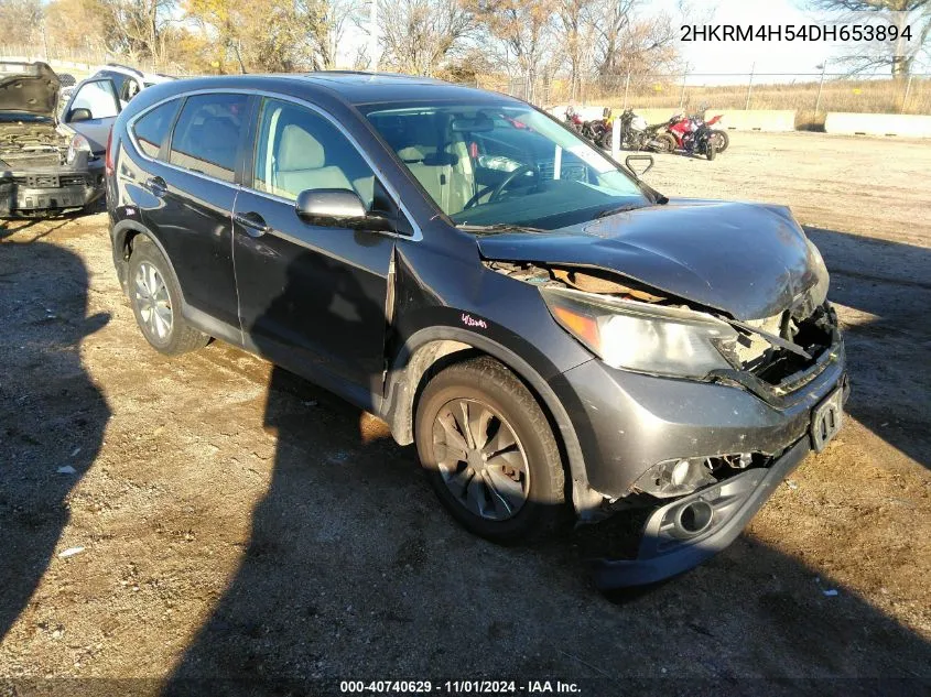 2013 Honda Cr-V Ex VIN: 2HKRM4H54DH653894 Lot: 40740629