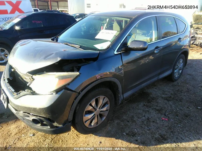 2013 Honda Cr-V Ex VIN: 2HKRM4H54DH653894 Lot: 40740629