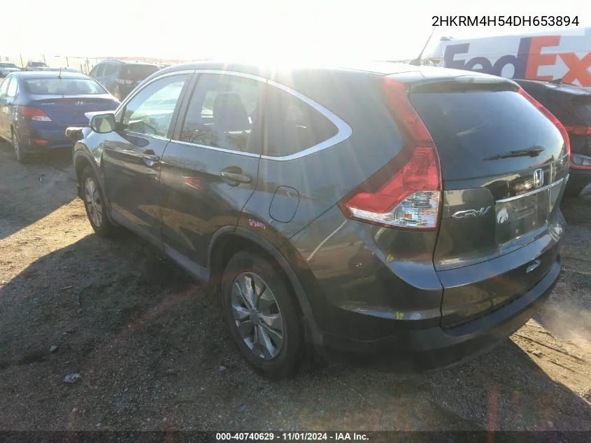 2013 Honda Cr-V Ex VIN: 2HKRM4H54DH653894 Lot: 40740629