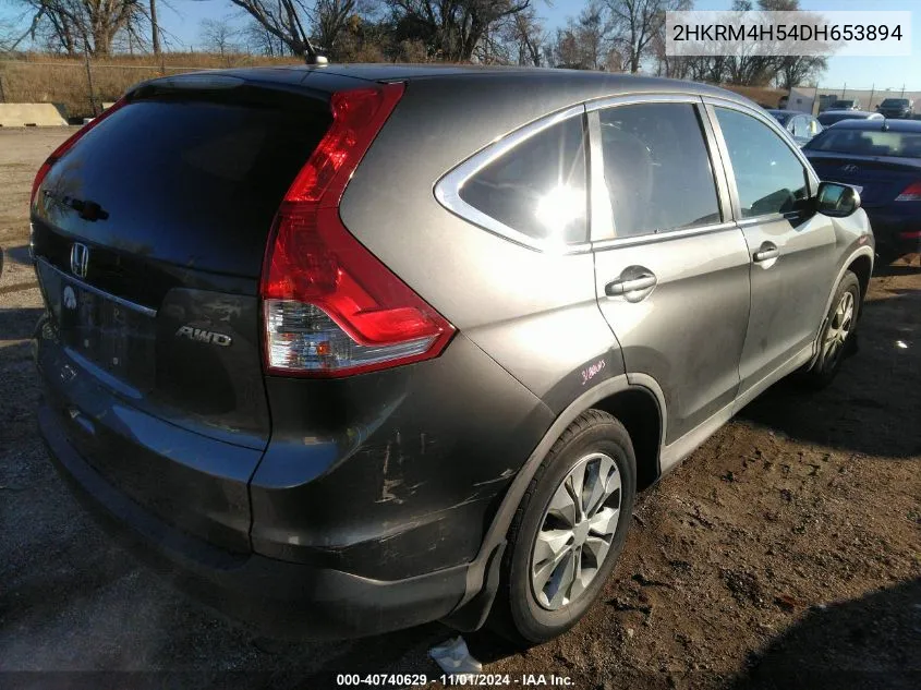 2013 Honda Cr-V Ex VIN: 2HKRM4H54DH653894 Lot: 40740629